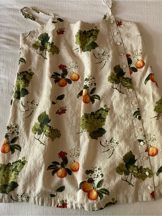 Abercrombie & Fitch Dresses & Skirts - Linen Blend Fruit Print Mini Skort Dress